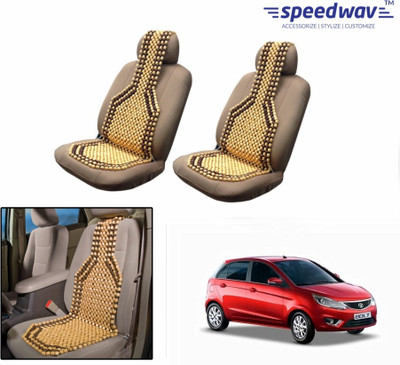 

Speedwav Wooden Bead Seating Pad For Tata Bolt(Front Seats Brown)