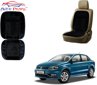 AUTO PEARL Polyester, Cotton Seating Pad For  Volkswagen 320D(Front Seats Black)