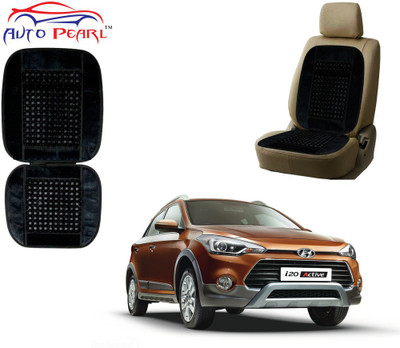 AUTO PEARL Polyester, Cotton Seating Pad For  Hyundai i20(Front Seats Black)