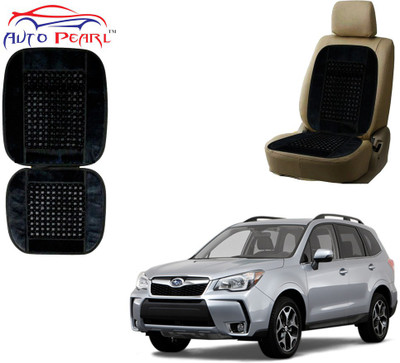 AUTO PEARL Polyester, Cotton Seating Pad For  Subaru Forester(Front Seats Black)