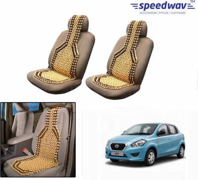 

Speedwav Wooden Bead Seating Pad For Datsun Go(Front Seats Brown)