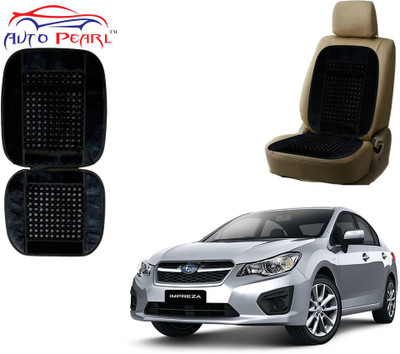 AUTO PEARL Polyester, Cotton Seating Pad For  Subaru Impreza(Front Seats Black)