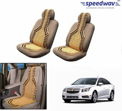 

Speedwav Wooden Bead Seating Pad For Chevrolet Cruze(Front Seats Brown)