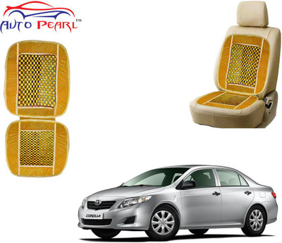 AUTO PEARL Polyester, Cotton Seating Pad For  Toyota Corolla(Front Seats Beige)