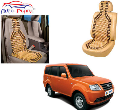 AUTO PEARL Polyester, Cotton Seating Pad For  Tata Grand Dicor(Front Seats Beige, Brown)