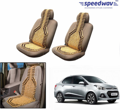 

Speedwav Wooden Bead Seating Pad For Hyundai Xcent(Front Seats Brown)