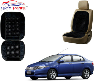 AUTO PEARL Polyester, Cotton Seating Pad For  Honda City(Front Seats Black)