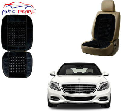 AUTO PEARL Polyester, Cotton Seating Pad For  Mercedes Benz S-Class(Front Seats Black)