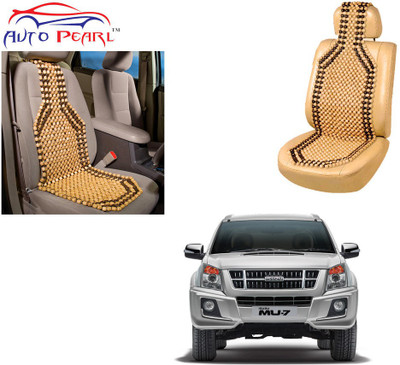 AUTO PEARL Polyester, Cotton Seating Pad For  Isuzu MU-7 -2014(Front Seats Beige, Brown)