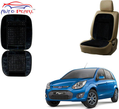 AUTO PEARL Polyester, Cotton Seating Pad For  Ford Figo(Front Seats Black)