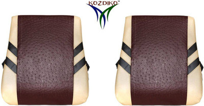 

Kozdiko Leather Seating Pad For Fiat 500 Abarth(Front Seats,Back Seats Brown, Beige)