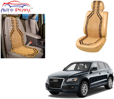 AUTO PEARL Polyester, Cotton Seating Pad For  Audi Q5(Front Seats Beige, Brown)
