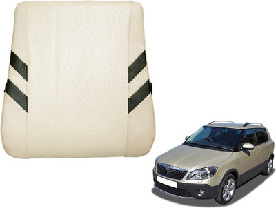 

Kozdiko Leather Seating Pad For Skoda Fabia(Front Seats and Back Seats Beige)