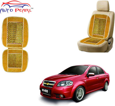 AUTO PEARL Polyester, Cotton Seating Pad For  Chevrolet Aveo(Front Seats Beige)