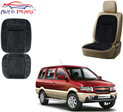 AUTO PEARL Polyester, Cotton Seating Pad For  Chevrolet Tavera(Front Seats Grey)