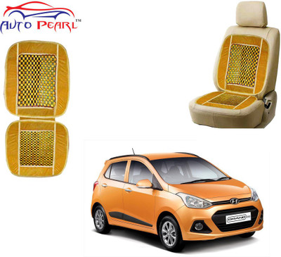 AUTO PEARL Polyester, Cotton Seating Pad For  Hyundai Grand i10(Front Seats Beige)