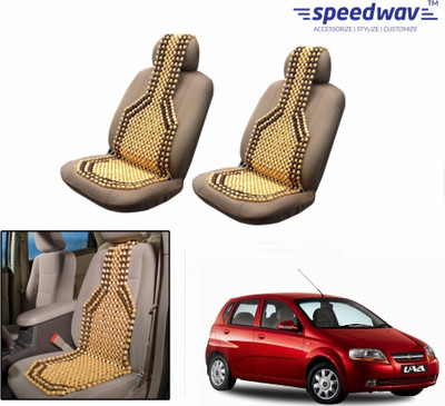 

Speedwav Wooden Bead Seating Pad For Ford Ikon(Front Seats Brown)