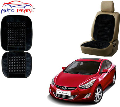 AUTO PEARL Polyester, Cotton Seating Pad For  Hyundai Elantra(Front Seats Black)