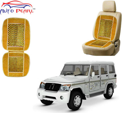 AUTO PEARL Polyester, Cotton Seating Pad For  Mahindra Bolero(Front Seats Beige)