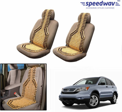 

Speedwav Wooden Bead Seating Pad For Honda CR-V(Front Seats Brown)