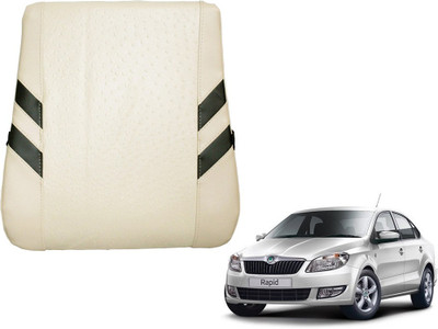 

Kozdiko Leather Seating Pad For Skoda Rapid(Front Seats and Back Seats Beige)