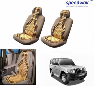 

Speedwav Wooden Bead Seating Pad For Mahindra Scorpio(Front Seats Brown)