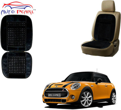 AUTO PEARL Polyester, Cotton Seating Pad For  Mini Cooper(Front Seats Black)