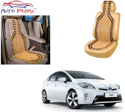 AUTO PEARL Polyester, Cotton Seating Pad For  Toyota Prius(Front Seats Beige, Brown)