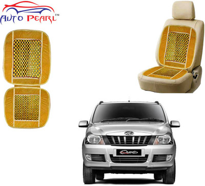 AUTO PEARL Polyester, Cotton Seating Pad For  Mahindra Quanto(Front Seats Beige)
