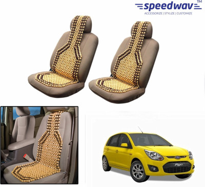 

Speedwav Wooden Bead Seating Pad For Ford Figo(Front Seats Brown)