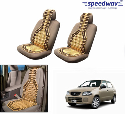 

Speedwav Wooden Bead Seating Pad For Maruti Suzuki Alto(Front Seats Brown)