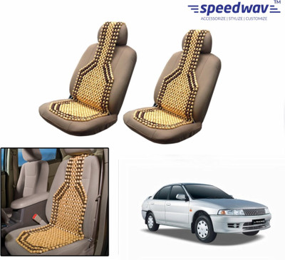 

Speedwav Wooden Bead Seating Pad For Mitsubishi Lancer(Front Seats Brown)