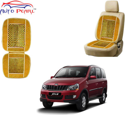AUTO PEARL Polyester, Cotton Seating Pad For  Mahindra Xylo(Front Seats Beige)