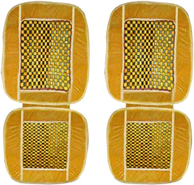 AUTO PEARL Polyester, Cotton Seating Pad For  Subaru Legacy(Front Seats Beige)