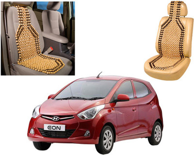 AUTO PEARL Wooden Bead Seating Pad For  Hyundai Eon(Front Seats Beige, Brown)
