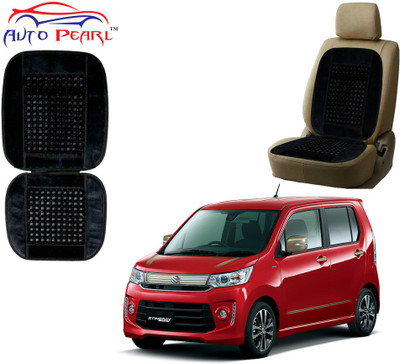AUTO PEARL Polyester, Cotton Seating Pad For  Maruti Suzuki WagonR(Front Seats Black)