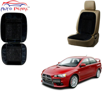 AUTO PEARL Polyester, Cotton Seating Pad For  Mitsubishi Lancer(Front Seats Black)