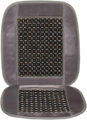 AUTOGARH Wooden Bead, Cushion Seating Pad For  Chevrolet Aveo(Front Seats Grey)