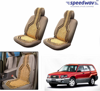 

Speedwav Wooden Bead Seating Pad For Chevrolet Forester(Front Seats Brown)