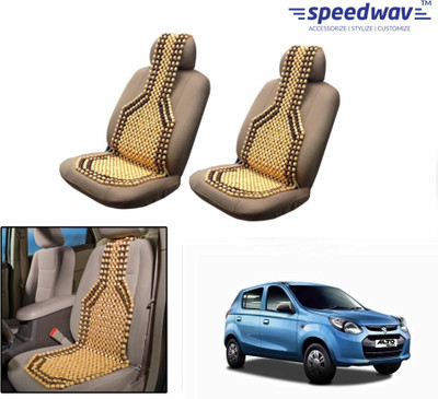 

Speedwav Wooden Bead Seating Pad For Maruti Suzuki Alto 800(Front Seats Brown)