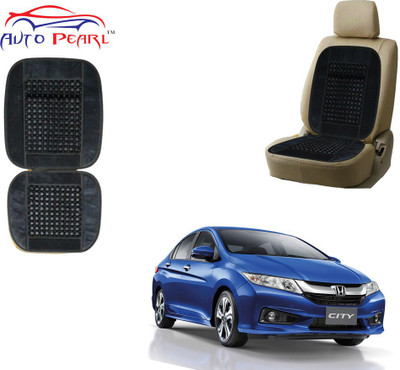 AUTO PEARL Polyester, Cotton Seating Pad For  Honda New City(Front Seats Grey)