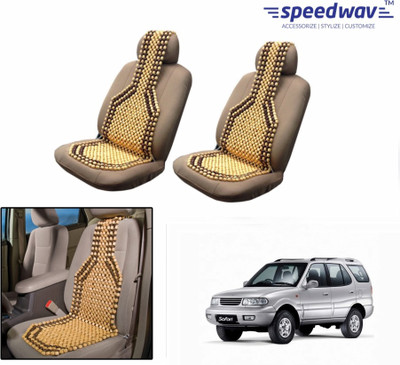 

Speedwav Wooden Bead Seating Pad For Tata Safari(Front Seats Brown)