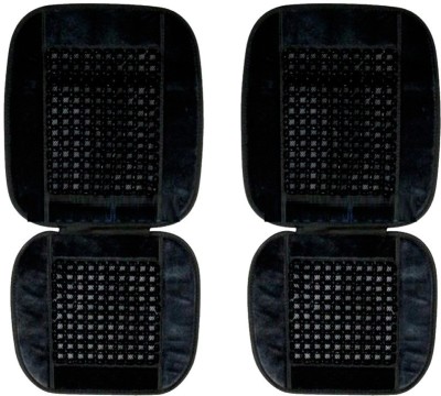 AUTO PEARL Polyester, Cotton Seating Pad For  Volkswagen Beetle(Front Seats Black)