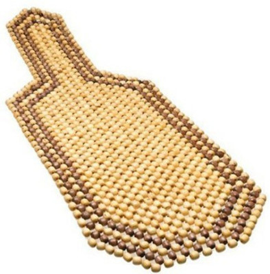 

Kozdiko Wooden Bead Seating Pad For Chevrolet Spark(Front Seats Beige, Brown)