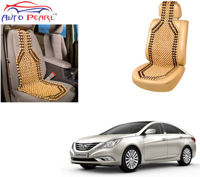 AUTO PEARL Polyester, Cotton Seating Pad For  Hyundai Sonata Embera(Front Seats Beige, Brown)