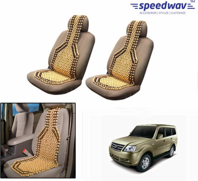 

Speedwav Wooden Bead Seating Pad For Tata Sumo Grande(Front Seats Brown)
