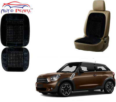 AUTO PEARL Polyester, Cotton Seating Pad For  Mini Paceman(Front Seats Black)
