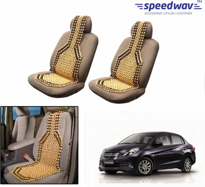 

Speedwav Wooden Bead Seating Pad For Honda Amaze(Front Seats Brown)