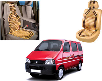 AUTO PEARL Wooden Bead Seating Pad For  Maruti Suzuki Eeco(Front Seats Beige, Brown)