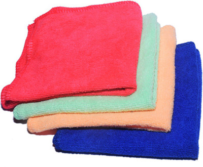 Auto Hub Microfiber Vehicle Washing Cloth(Pack Of 4, 270 GSM)